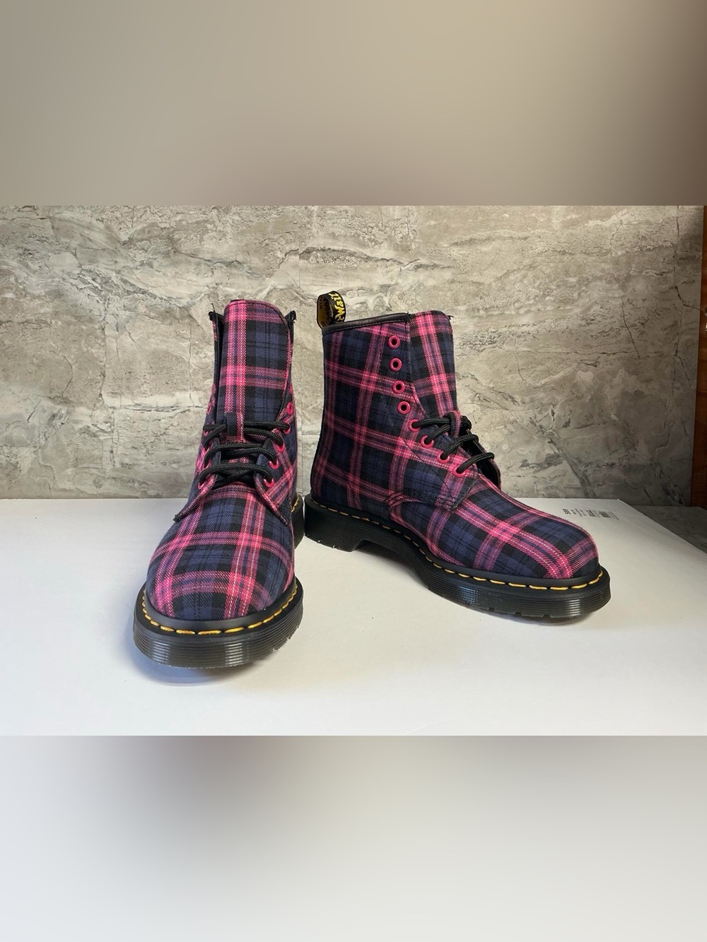 Dr. Martens 1460 TARTAN Lace Up Boots - Picture 11 of 12